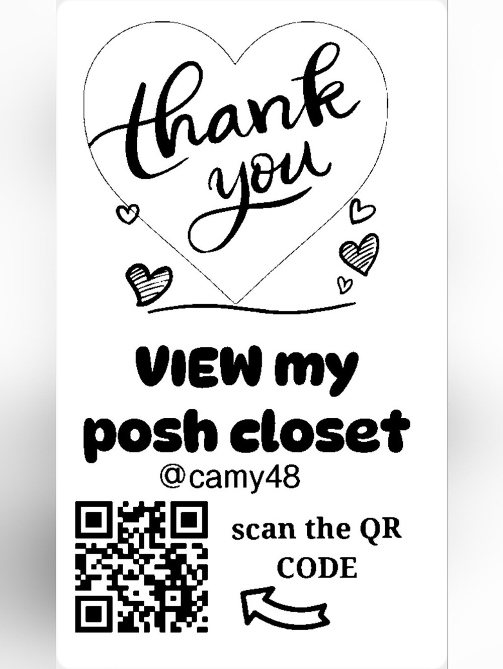 50 3x4 Count Qr Stickers